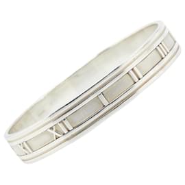 Tiffany & Co-Tiffany 1995 Pulseira Atlas em Prata 925-Outro