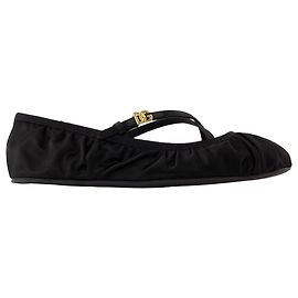 Dolce & Gabbana Ballerine - Dolce&Gabbana - Seta - Nero Nero