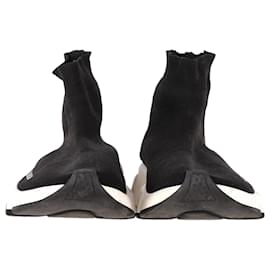 Balenciaga- Balenciaga Speed Trainer Shoes in Black Polyester-Black