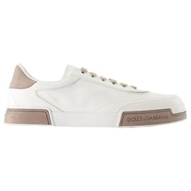 Dolce & Gabbana-Sneakers - Dolce&Gabbana - Leather - White-White