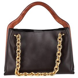 Bolsa Bottega Veneta Mount Bermuda em couro de bezerro preto Preto