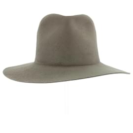 Autre Marque-JANESSA LEONE Hats T.International S Wool-Khaki