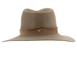Autre Marque-JANESSA LEONE Hats T.International S Wool-Khaki