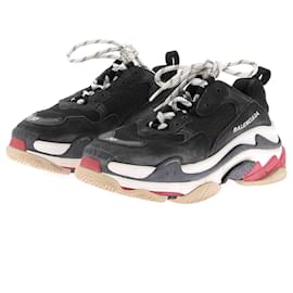 Balenciaga-BALENCIAGA Trainers T.EU 37 Leather-Black