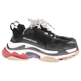 Balenciaga-BALENCIAGA Trainers T.EU 37 Leather-Black
