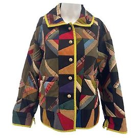 Autre Marque Veste LADY LANCASTER T.FR 38 Coton Multicolore