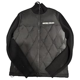 MOSCHINO LONG COAT - Down jacket - black pattern Black
