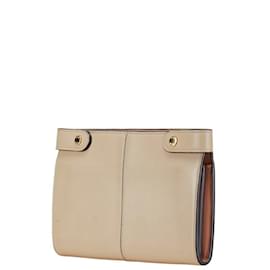Fendi-Fendi Peekaboo Long Wallet-Beige
