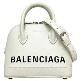 Balenciaga-Balenciaga 2way Bag Ville Small XXS-Black,White