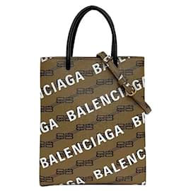 Balenciaga-Balenciaga Beige and White Shoulder Bag-White,Beige