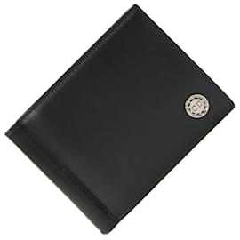 Christian Dior-Christian Dior Bi-fold Money Clip in Black Leather-Black