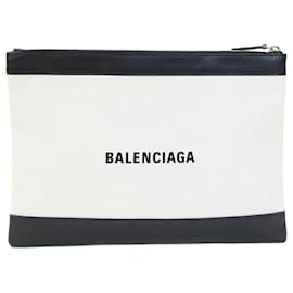 Balenciaga-Balenciaga Clutch Bag-Black,Cream