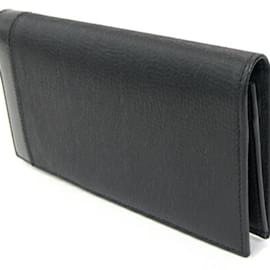 Bulgari-Bvlgari Bi-fold Long Wallet-Black