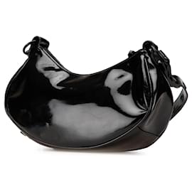 Balenciaga-Balenciaga Black Patent Motocross Le Cagole XS-Black