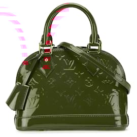Louis Vuitton-Louis Vuitton Red Monogram Vernis Alma BB-Red