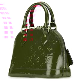 Louis Vuitton-Louis Vuitton Red Monogram Vernis Alma BB-Red