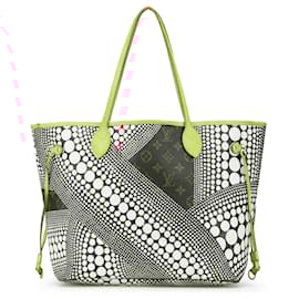 Louis Vuitton-Louis Vuitton Brown Yayoi Kusama Monogram Neverfull MM-Brown