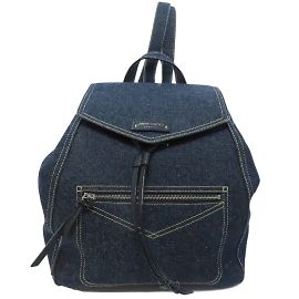 Jimmy Choo Denim-Rucksack Marineblau