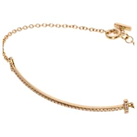 Tiffany & Co-Pulseira de diamante Tiffany T Smile Small em ouro rosa 18K-Outro