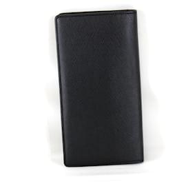 Louis Vuitton-Louis Vuitton Portefeuille Brazza Bol Initials M32654 Long Wallet-Black