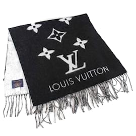 Louis Vuitton-Louis Vuitton Echarpe Reykjavik Scarf-Black