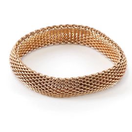 Tiffany & Co Bracelet Tiffany Somerset en or rose Doré