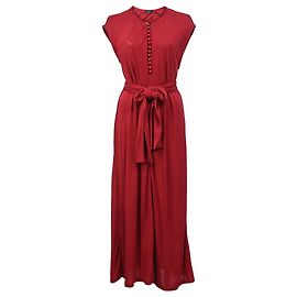 Robe Crepe Joseph Romy en Viscose Rouge Rouge