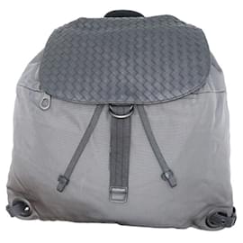 Bottega Veneta-Bottega Veneta Intrecciato Backpack-Brown,Black