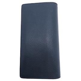 Louis Vuitton-Louis Vuitton Portefeuille Brazza Men's Long Wallet-Blue