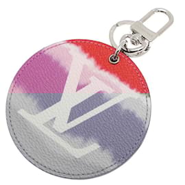 Louis Vuitton-Louis Vuitton Portecle Miroir Initial Keychain-Pink