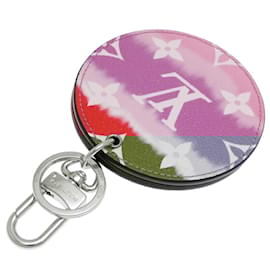 Louis Vuitton-Louis Vuitton Portecle Miroir Initial Keychain-Pink