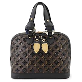 Louis Vuitton-Louis Vuitton Monogram Eclipse Alma Handbag-Black