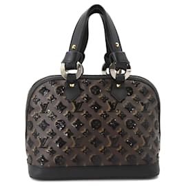 Louis Vuitton-Louis Vuitton Monogram Eclipse Alma Handbag-Black
