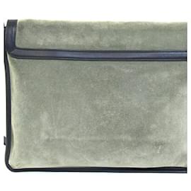 Loewe-Loewe Anagram Shoulder Bag-Black,Green,Khaki