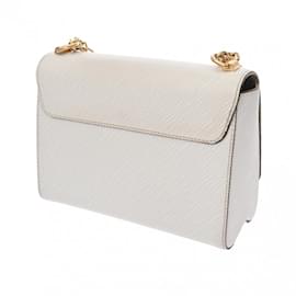 Louis Vuitton-Louis Vuitton Epi Twist MM Shoulder Bag-White
