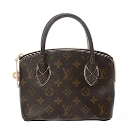 Louis Vuitton-Louis Vuitton Shiny Monogram Lockit BB Handbag-Brown