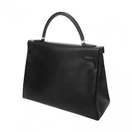 Hermès-Hermes Kelly 32 Handbag-Black