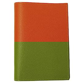 Hermès-Hermes Diary Cover for Women in Epsom Leather-Red