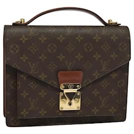 Louis Vuitton-LOUIS VUITTON Monogram Monceau 28 Hand Bag M51185 LV Auth MY009-Monogram