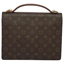 Louis Vuitton-LOUIS VUITTON Monogram Monceau 28 Hand Bag M51185 LV Auth MY009-Monogram