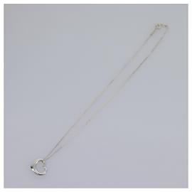 Autre Marque-TIFFANY&Co. Mini Open Heart Necklace Ag925 Silver Auth am7909-Silvery