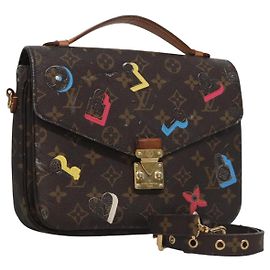 LOUIS VUITTON Pochette Metis Lovelock Monogram Sac à main 2way M44366 Auth 114916 Monogramme