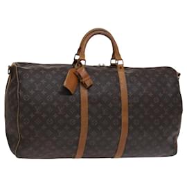Louis Vuitton-LOUIS VUITTON Monogram Keepall Bandouliere 60 Boston Bag M41412 LV Auth yk17545-Monogram