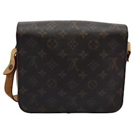 Louis Vuitton-LOUIS VUITTON Monogram Cartouchiere MM Shoulder Bag M51253 LV Auth BD502-Monogram
