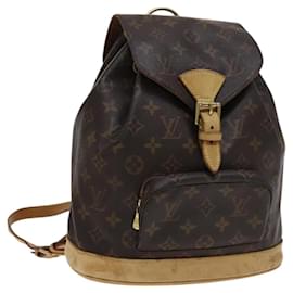 Louis Vuitton-LOUIS VUITTON Monogram Montsouris MM Backpack M51136 LV Auth 115066-Monogram