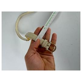 Céline-CELINE Belts T.cm 85 Leather-White