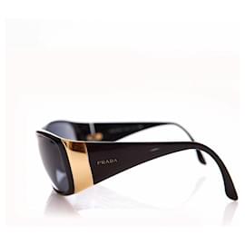 Prada-Prada, Black oversized sunglasses-Other
