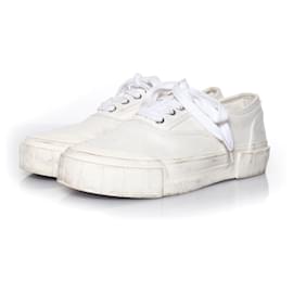 Autre Marque-Good news, white platform trainers-White