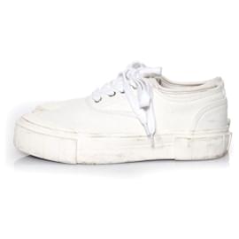 Autre Marque-Good news, white platform trainers-White