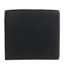Prada-Prada Bi-fold Wallet in Black Calfskin-Black